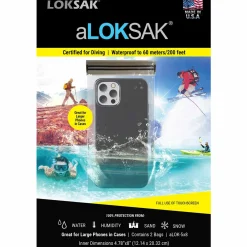 aLOKSAK 5 x 8 - Water/Air Tight bags - 2 pack