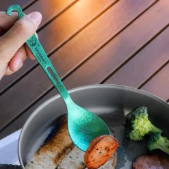 Coloured Titanium Bottle Opener Spork