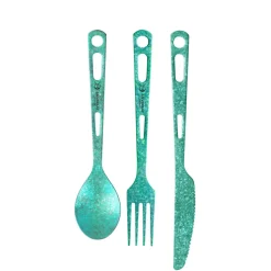 Coloured Titanium 3-Piece Cutlery Set