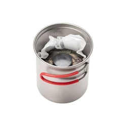 ECA616 Titanium Ultralight Deep Pot S (0.6L)