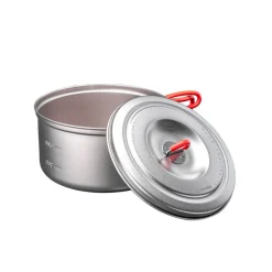 ECA536 Titanium Ultralight Pot Set M (900ml & 1300ml)