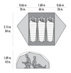 FreeLite 3 Person Tent - Green