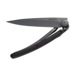 37g Knife - Black/Ebony Wood