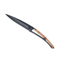 37g Knife - Black/Juniper Wood