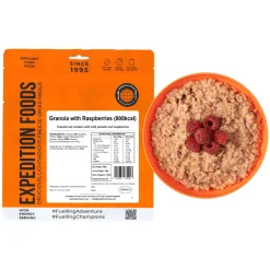 Granola with Raspberries (High Energy Serving)