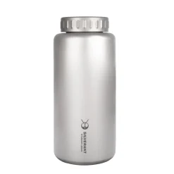 Large Titanium Water Bottle 1200ml - Wide Mouth