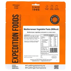 Mediterranean Vegetable Pasta (High Energy Serving)