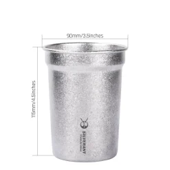 400ml Titanium Beer Cup