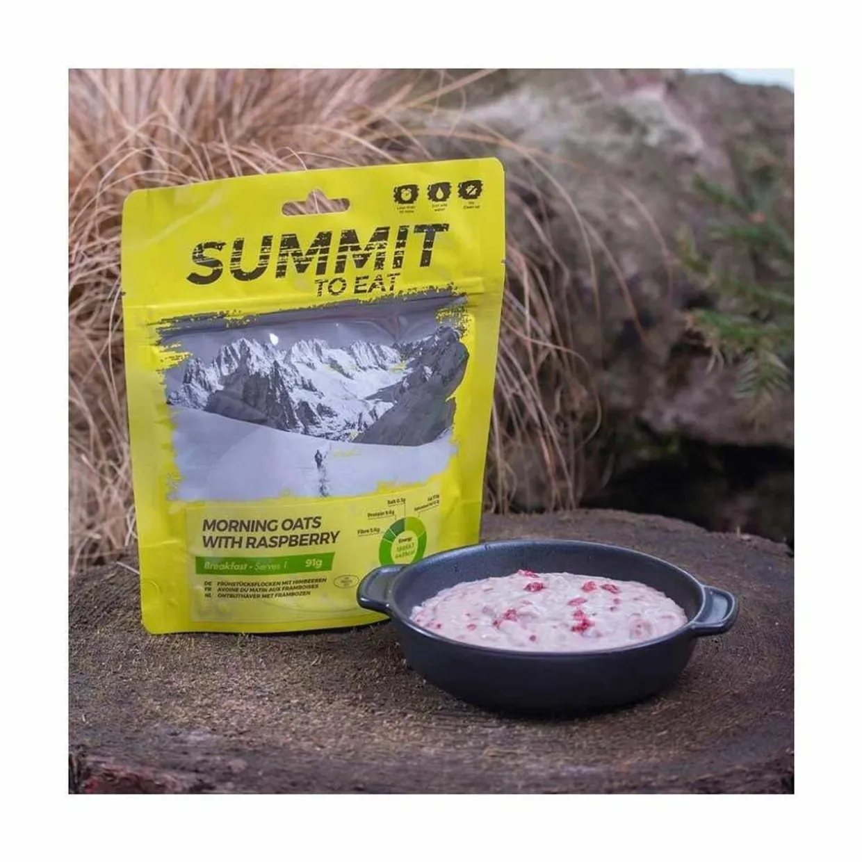 Morning Oats with Raspberry