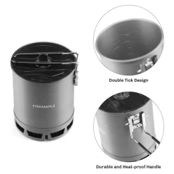Petrel G3 Ultralight Pot 600ml with Heat Exchanger