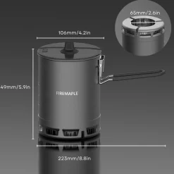 Petrel G3 Ultralight Pot 600ml with Heat Exchanger