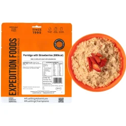 Porridge with Strawberries (High Energy Serving)