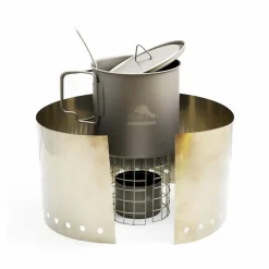 Titanium Alcohol Stove Cook System with 650ml Pot