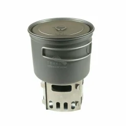 Titanium Alcohol Stove Cook System with 900ml Pot