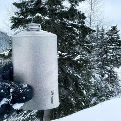 Titanium Hip Flask & Funnel 500ml