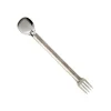 Titanium Long Handle Fork-N-Spoon