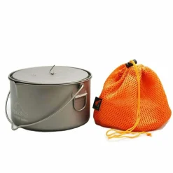 Titanium 2000ml Pot with Bail Handle