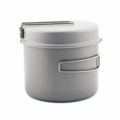 Titanium 1600ml Pot with Pan