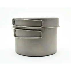 Titanium 1300ml Pot with Pan