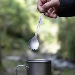 Titanium Spork and Opener