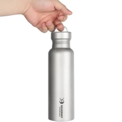 Titanium Water Bottle 500ml - Round