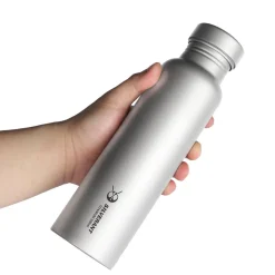Titanium Water Bottle 500ml - Round