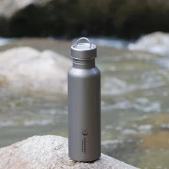 Titanium Water Bottle 500ml - Round