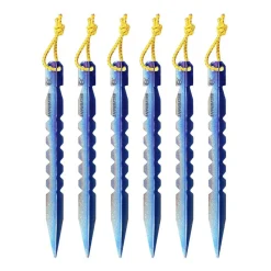 Titanium Y-Shape Tent Stakes - Medium 6 Pack