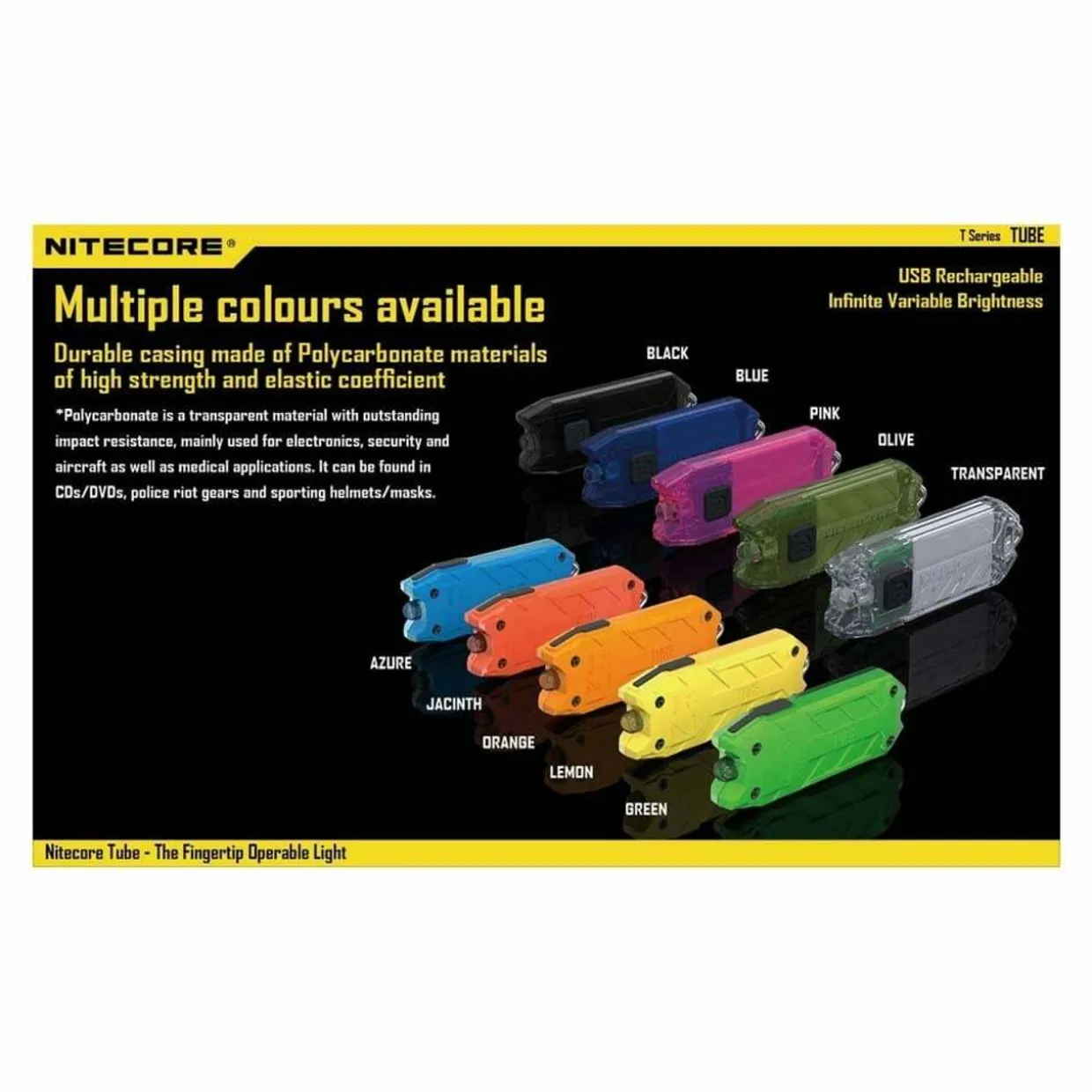 TUBE Tiny USB Rechargeable Light