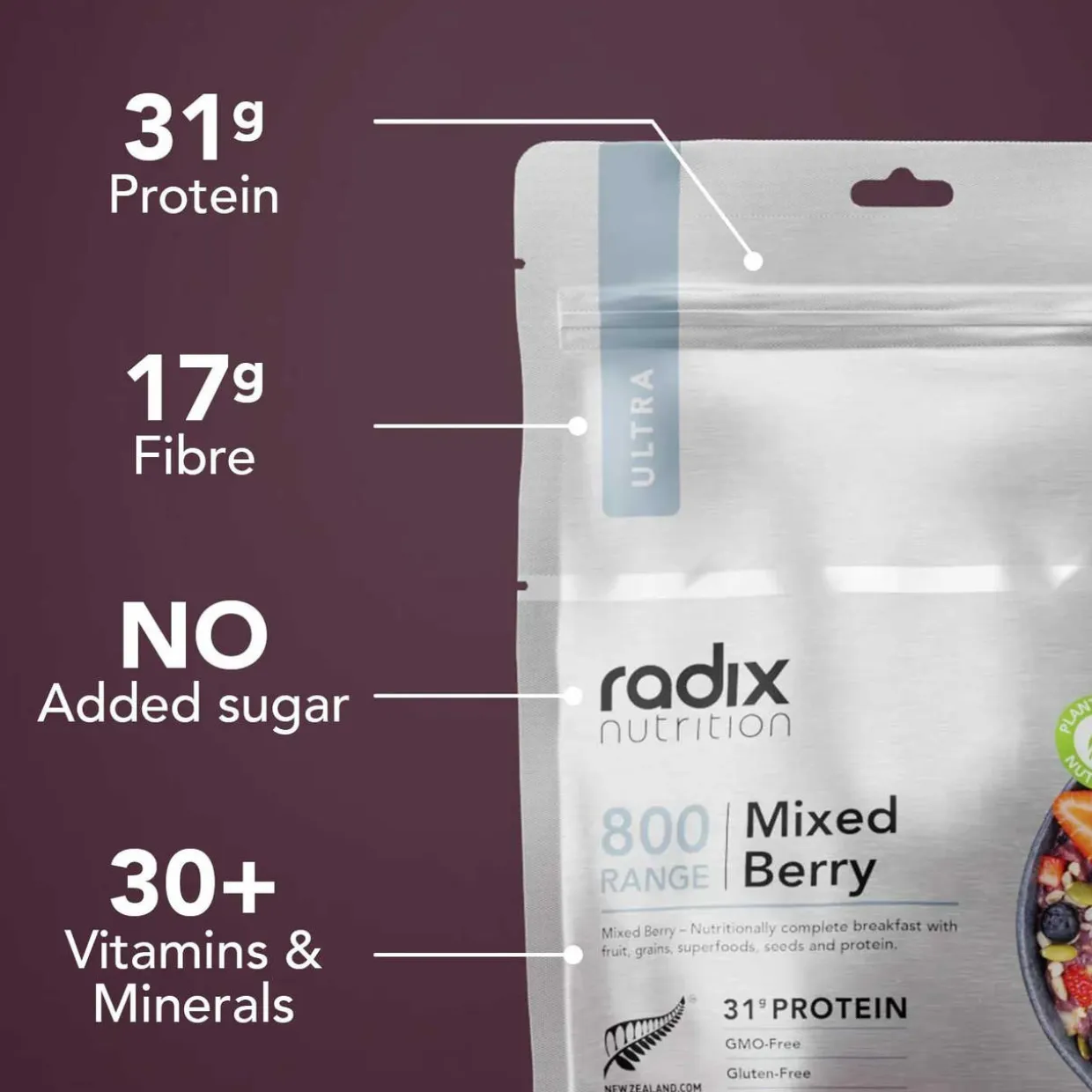 Ultra Mixed Berry Breakfast - 800kcal