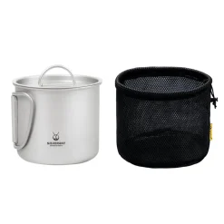 Ultralight Titanium Cup with Lid 400ml