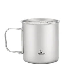 Ultralight Titanium Cup with Lid 600ml