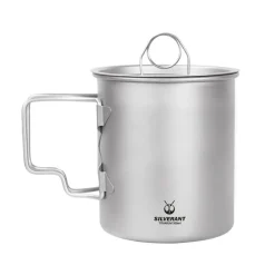 Ultralight Titanium Cup with Lid 500ml