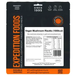 Vegan Mushroom Risotto (Double Serving)