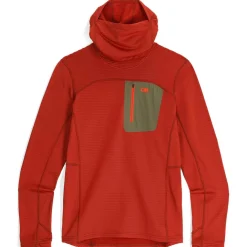 Vigor Grid Fleece Pullover Hoodie - Past Season Colours