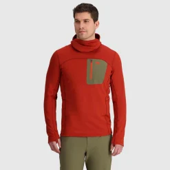Vigor Grid Fleece Pullover Hoodie - Past Season Colours