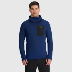 Vigor Grid Fleece Pullover Hoodie - Past Season Colours