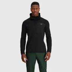 Vigor Grid Fleece Pullover Hoodie - Past Season Colours