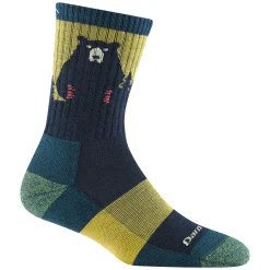 Womens Bear Town Micro Crew Socks