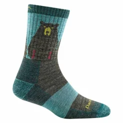 Womens Bear Town Micro Crew Socks