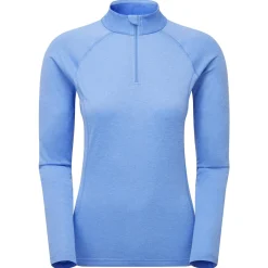 Womens Dart Zip Neck