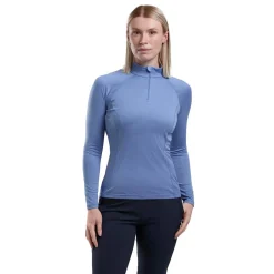 Womens Dart Zip Neck