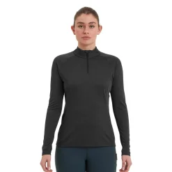 Womens Dart Zip Neck